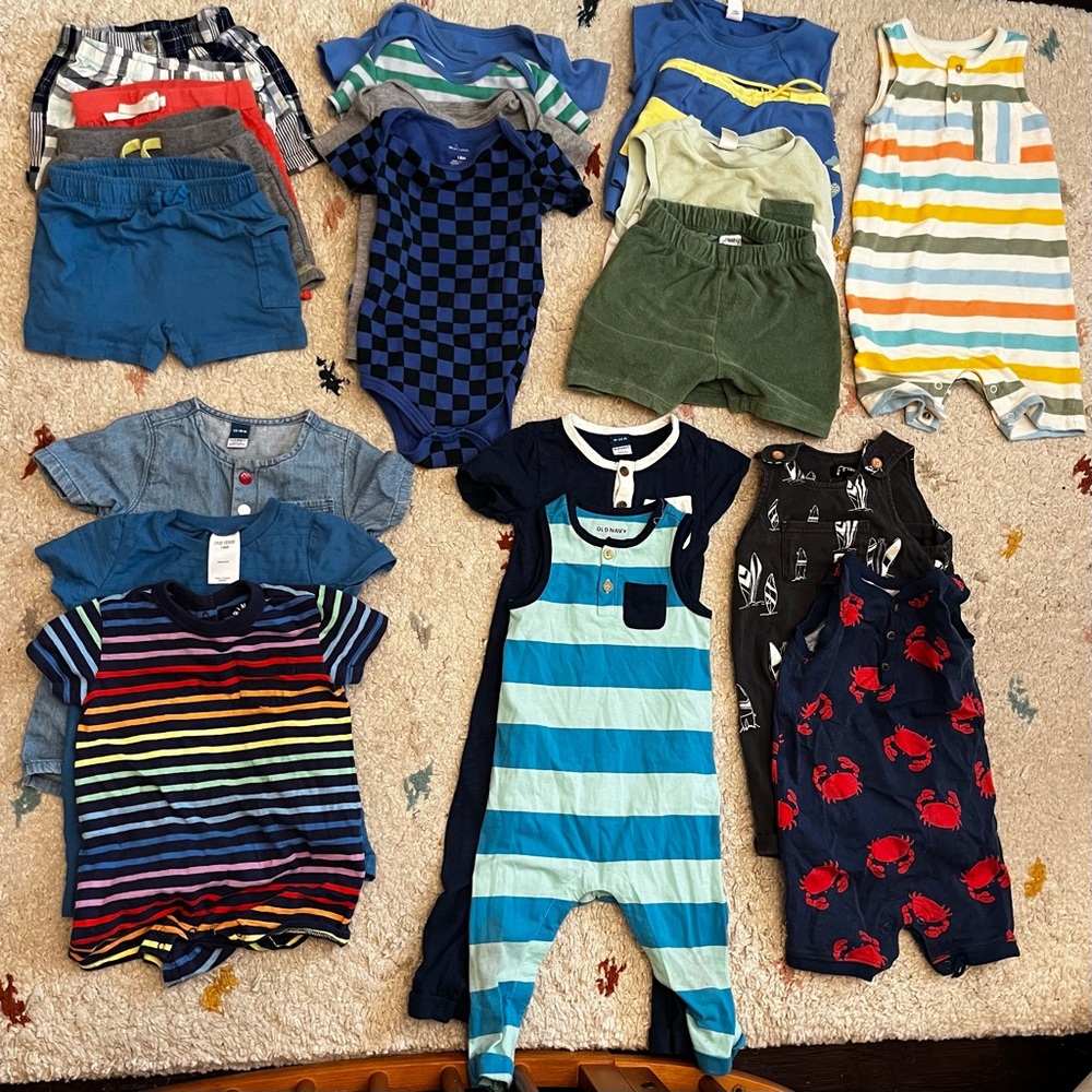 Baby boy spring/summer 12-18 months - large lot